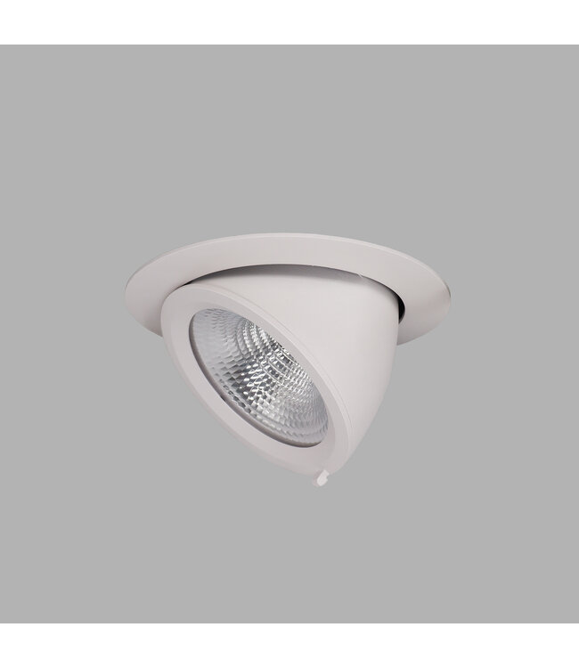 LED Banaanspot 28-44w,  2700-4000 lm, Flikkervrije KGP Driver, Gatmaat 175mm, CRI90, Wit, 5 Jaar Garantie