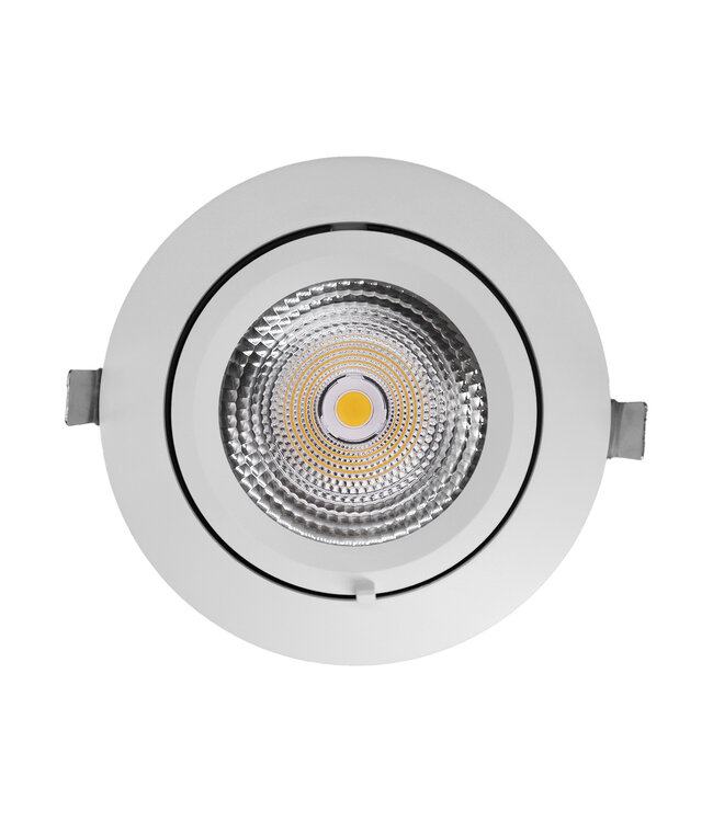 LED Banaanspot 28-44w,  2700-4000 lm, Flikkervrije KGP Driver, Gatmaat 175mm, CRI90, Wit, 5 Jaar Garantie