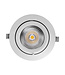 LED Banaanspot 28-44w,  2700-4000 lm, Flikkervrije KGP Driver, Gatmaat 175mm, CRI90, Wit, 5 Jaar Garantie