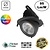 LED Banaanspot 28-44w,  2700-4000 lm, Flikkervrije KGP Driver, Gatmaat 175mm, CRI90, Zwart, 5 Jaar Garantie