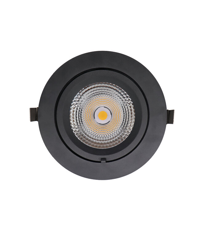 LED Banaanspot 28-44w,  2700-4000 lm, Flikkervrije KGP Driver, Gatmaat 175mm, CRI90, Zwart, 5 Jaar Garantie