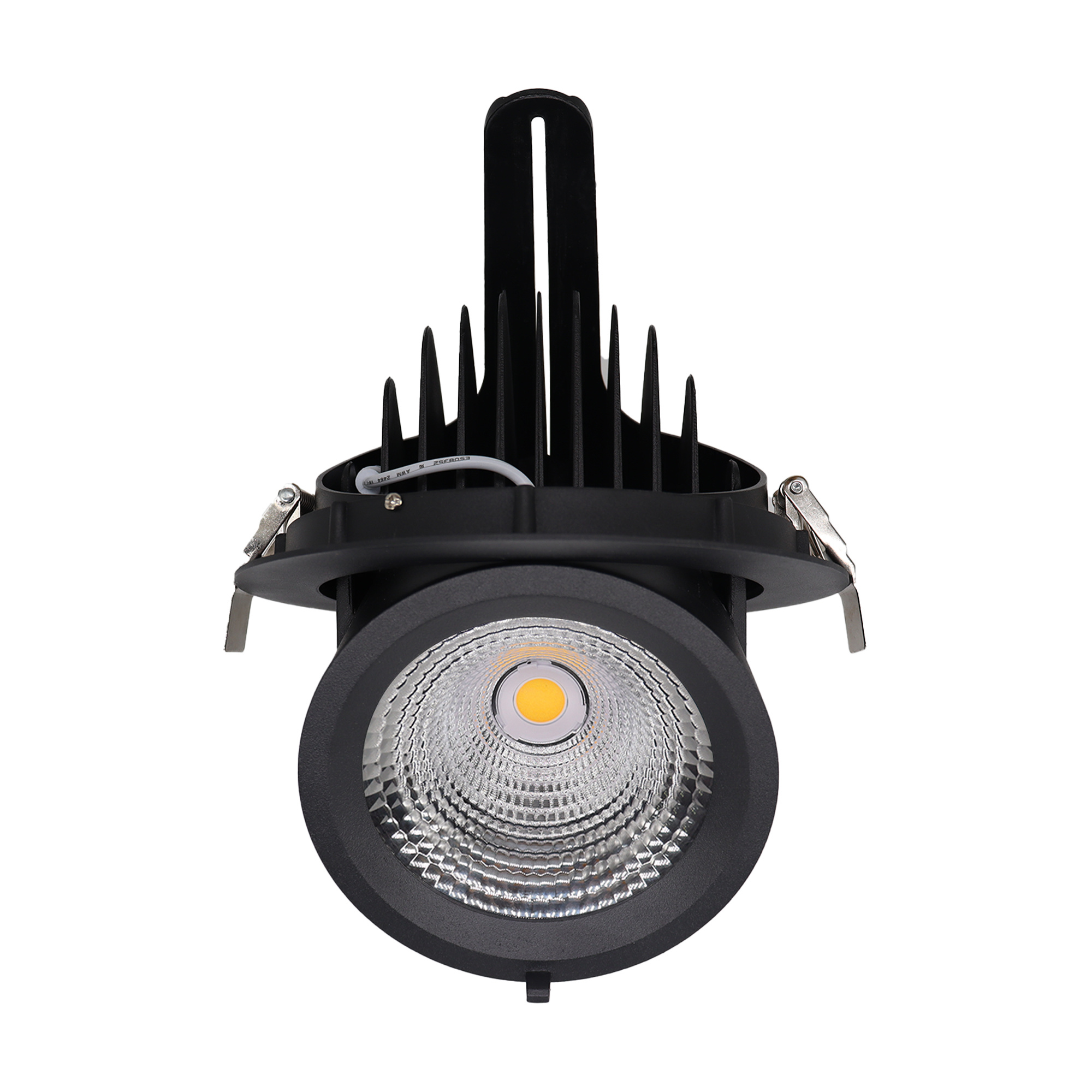 LED Banaanspot 28-44w, 2700-4000 lm, Flikkervrije KGP Driver, Gatmaat 175mm, CRI90, Zwart, 5 Jaar Garantie, foto 5 van 6