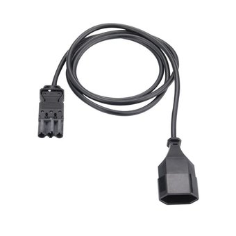 Verloopsnoer 150cm Eurostekker naar GST18 Male Connector 2x1,5mm2