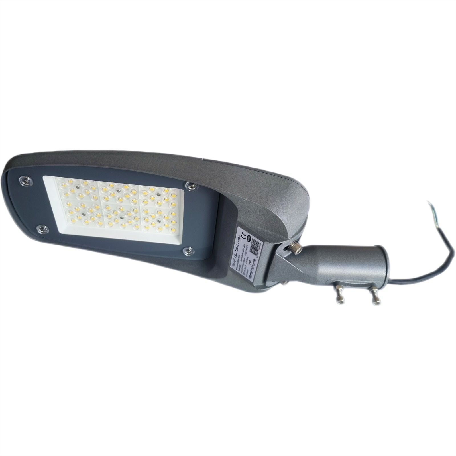 Premium Led Straatverlichting 60w, 9000 Lm (150lm/w), 4000K Neutraal Wit, Sosen LED Driver, IP66, IK10, 3 Jaar Garantie, foto 6 van 6