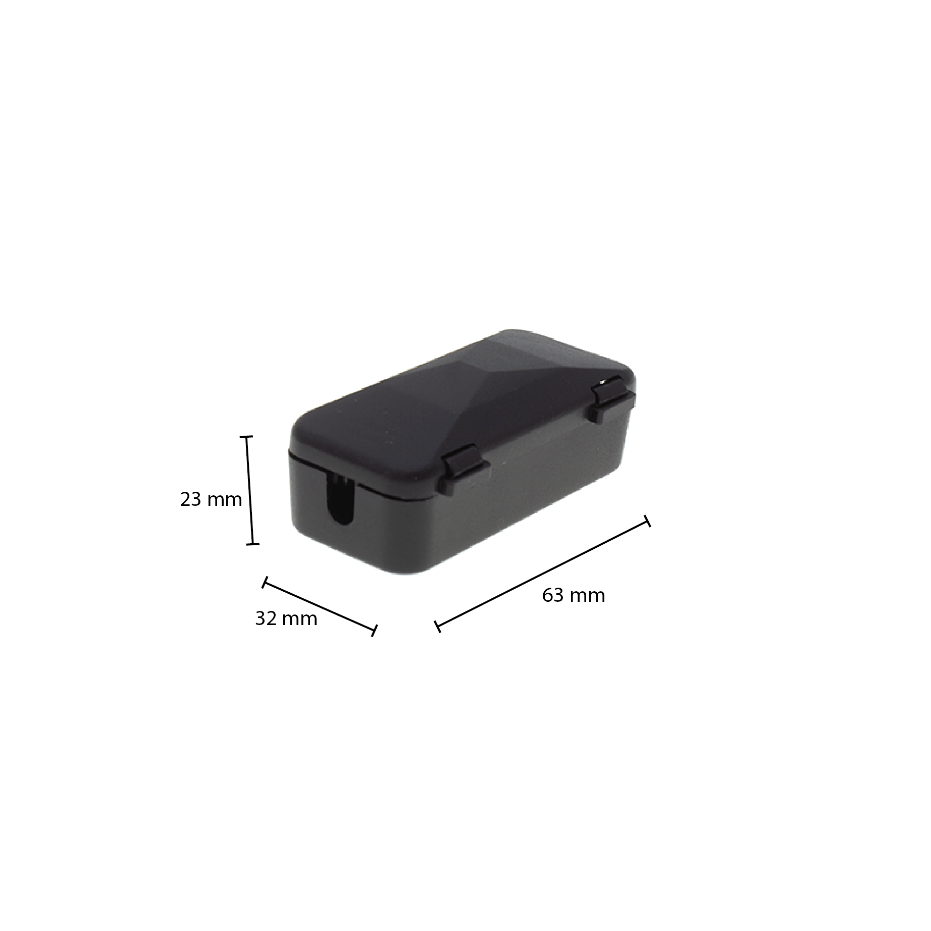 Mini Kabeldoos / Mini Lasdoos IP20 - Met Trekontlasting, foto 2 van 3