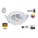 UITVERKOOP: Inbouw LED Spot 5w Flat, 450 Lumen, 2200K, Kantelbaar, IP54, CRI90, Wit Armatuur, Gatmaat 75mm, 2 Jaar Garantie