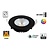UITVERKOOP: Inbouw LED Spot 5w Flat, 450 Lumen, 2200K, Kantelbaar, IP54, CRI90, Zwart Armatuur, Gatmaat 75mm, 2 Jaar Garantie