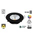 UITVERKOOP: Inbouw LED Spot 5w Flat, 450 Lumen, 3000K, Kantelbaar, IP44, Dimbaar, CRI90, Zwart Armatuur, Gatmaat 72mm