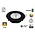 UITVERKOOP: Inbouw LED Spot 5w Flat, 450 Lumen, 2700K, Kantelbaar, IP44, Dimbaar, CRI90, Zwart Armatuur, Gatmaat 72mm