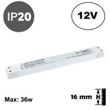 UITVERKOOP: LONG AND SLIM - Led Strip voeding 12V/45W/3,75A, Max: 36w