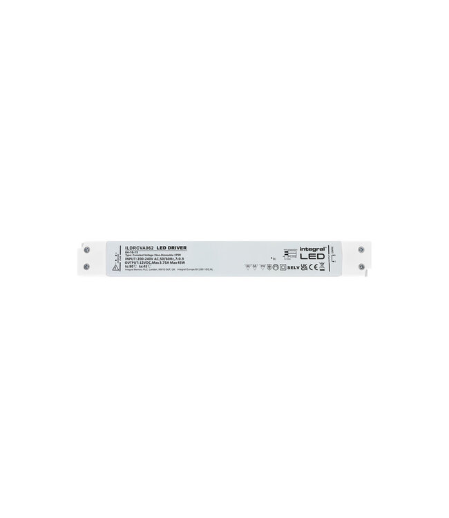 UITVERKOOP: LONG AND SLIM - Led Strip voeding 12V/45W/3,75A, Max: 36w