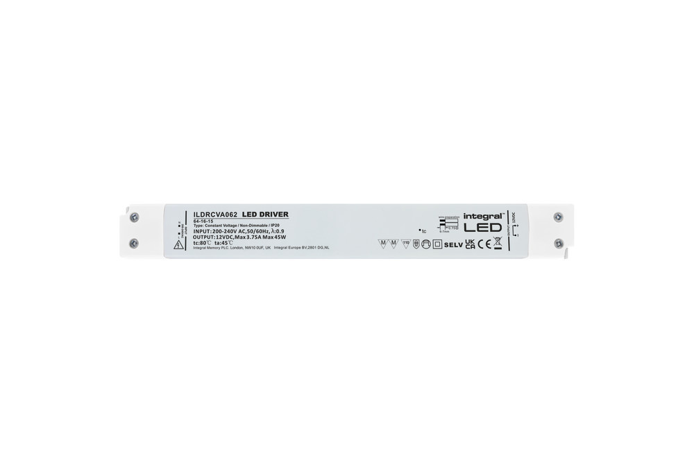 UITVERKOOP: LONG AND SLIM - Led Strip voeding 12V/45W/3,75A, Max: 36w, foto 3 van 4