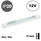 UITVERKOOP: LONG AND SLIM - Led Strip voeding 12V/75W/6,25A, Max: 60w