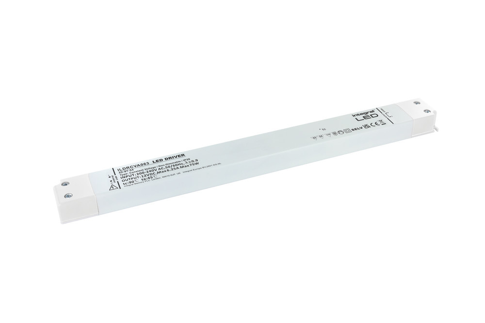 UITVERKOOP: LONG AND SLIM - Led Strip voeding 12V/75W/6,25A, Max: 60w, foto 2 van 3