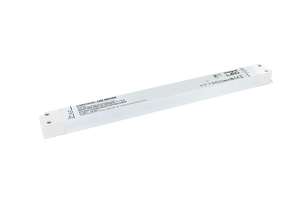 UITVERKOOP: LONG AND SLIM - Led Strip voeding 12V/100W/8,33A, Max: 80w, foto 2 van 3