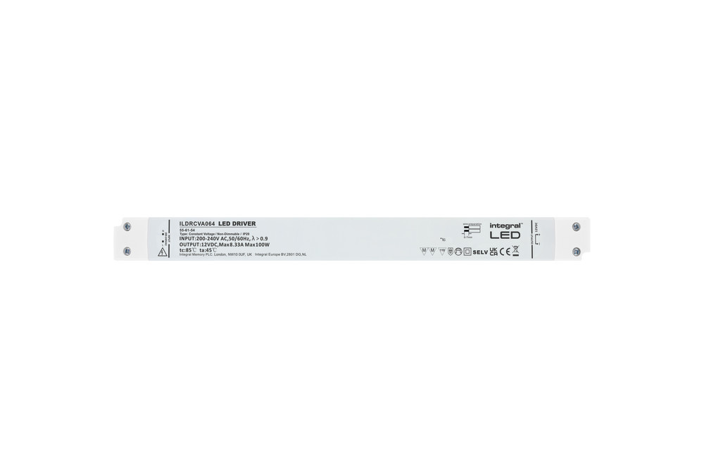 UITVERKOOP: LONG AND SLIM - Led Strip voeding 12V/100W/8,33A, Max: 80w, foto 3 van 3