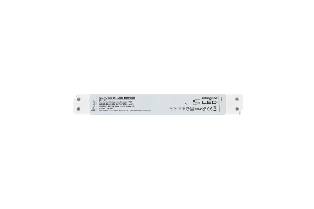 UITVERKOOP: LONG AND SLIM - Led Strip voeding 24V/45W/1,87A, Max: 36w, foto 3 van 3