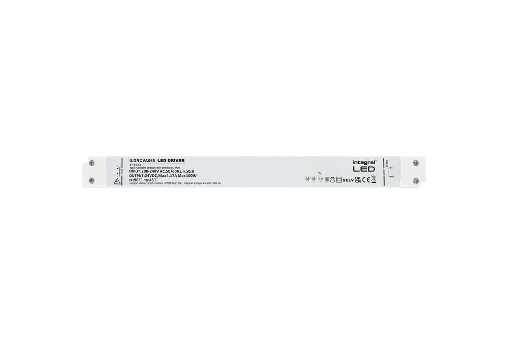 UITVERKOOP: LONG AND SLIM - Led Strip voeding 24V/100W/4,17A, Max: 80w, foto 3 van 3