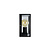 Decoratieve Lantaarn Lamp | Zwart | 1x E27 LED Lamp | IP44 | Roestvrij Staal en Glas Body | 2 Jaar Garantie