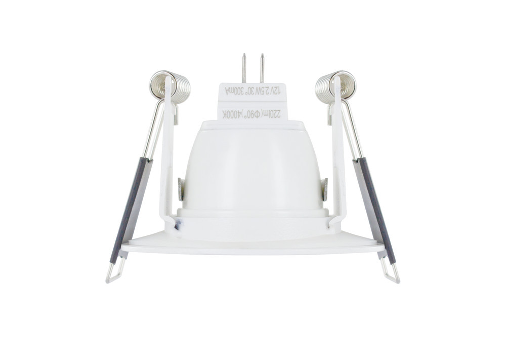 MR11 Led Spot Armatuur Wit, IP65 waterbestendig, Gatmaat 45mm, Alleen geschikt voor 35MM Spots, foto 3 van 4