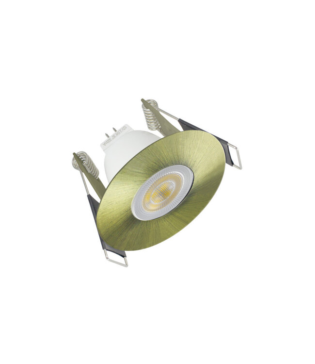MR11 Led Spot Armatuur Antiek Brons / Messing, IP65 waterbestendig, Gatmaat 45mm, Alleen geschikt voor 35MM Spots