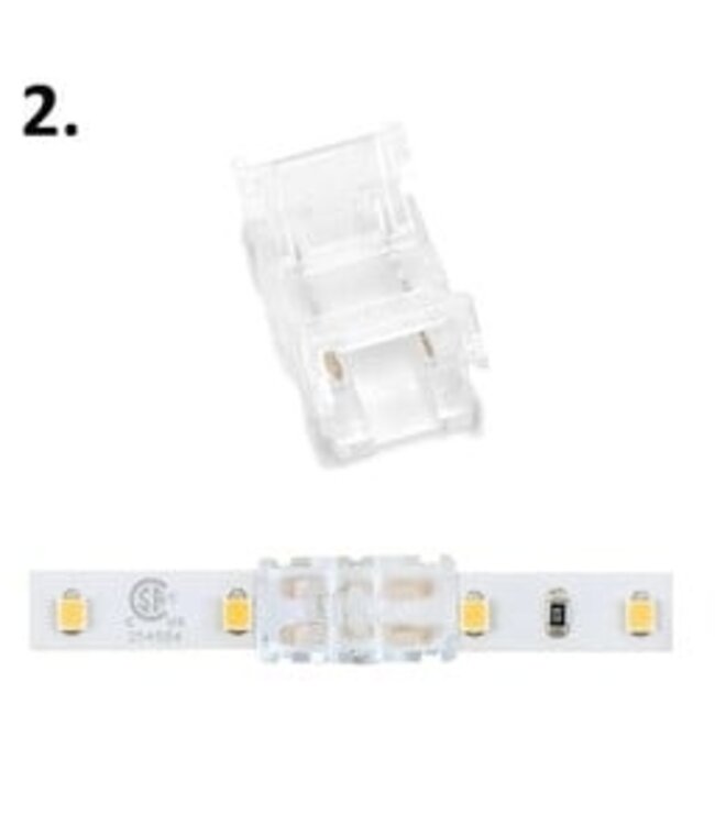 A-Serie Led Strip Connector 8MM Led Strips (Zonder solderen) | Geschikt voor IP20 en IP65 LED Strips