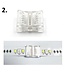 A-Serie Led Strip Connector RGBCCT Led Strips 12MM  (Zonder solderen) | Geschikt voor IP20 en IP65 LED Strips