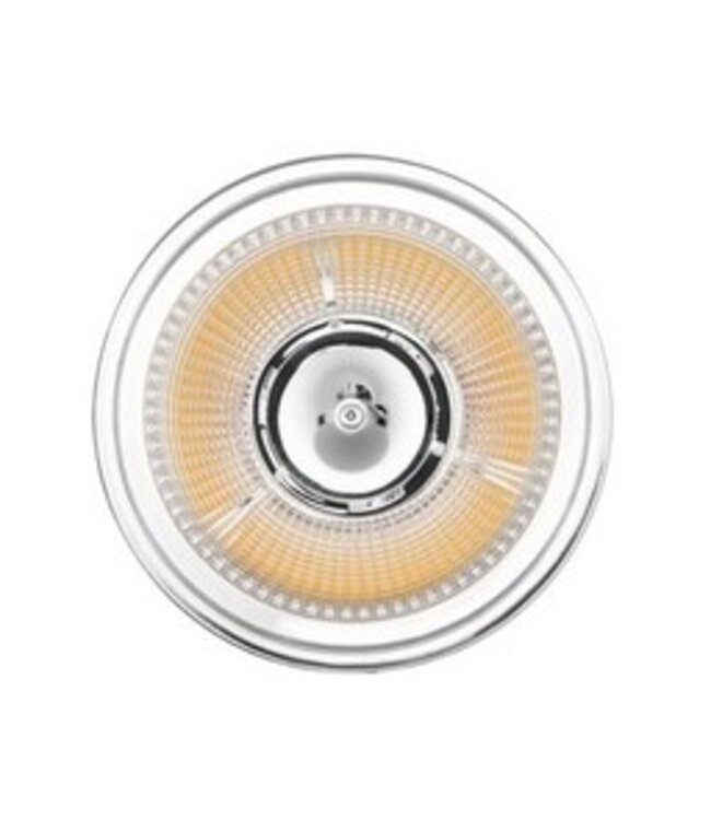 G53 AR111, 10w, 670 Lumen, 12V Ac/Dc, 2700K Warm Wit, 25°, CRI90, Dimbaar, 3 Jaar Garantie