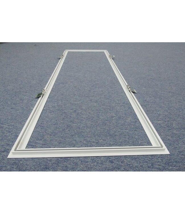 Inbouwframe voor 30x120cm Led Panelen, Wit