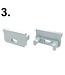 Accessoires t.b.v. Standaard Led Strip Profiel Norman | Wit