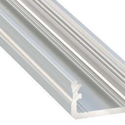 Standaard Aluminium Led Strip Profiel Norman | ALU | 16x9,3mm | Tot 2 Meter leverbaar, foto 2 van 6