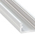 Standaard Aluminium Led Strip Profiel  Norman | WIT |  16x9,3mm | Tot 2 Meter leverbaar