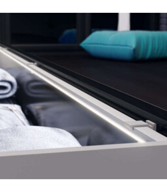 Hoek Aluminium Led Strip Profiel  Norman | ZWART | Tot 2 Meter leverbaar