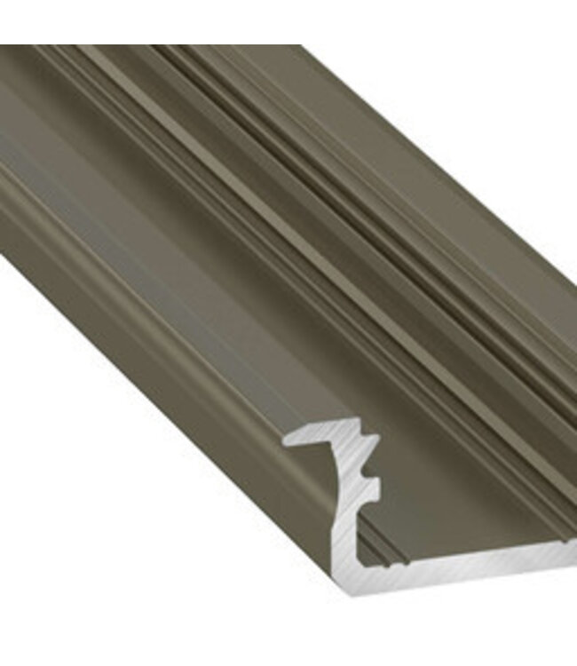 Infrees Aluminium Led Strip Profiel  Norman | ZWART |  21x9,3mm | Tot 2 Meter leverbaar