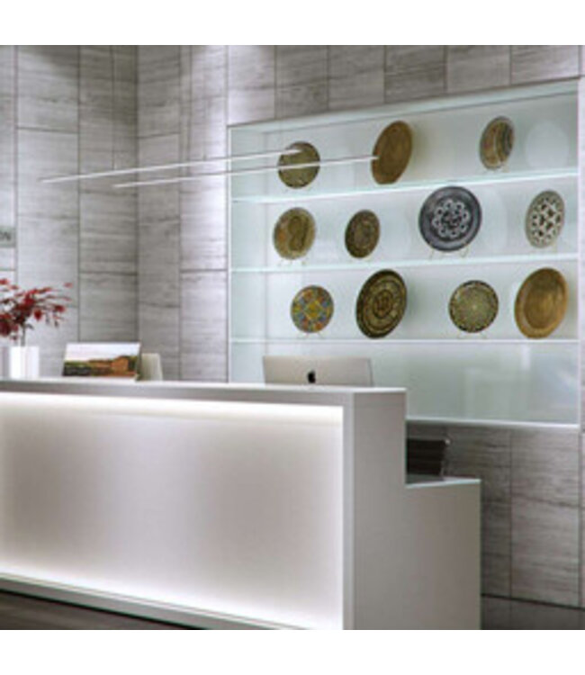 Verdiept Aluminium Led Strip Profiel  Norman | ALU |  18x17mm | Tot 2 Meter leverbaar