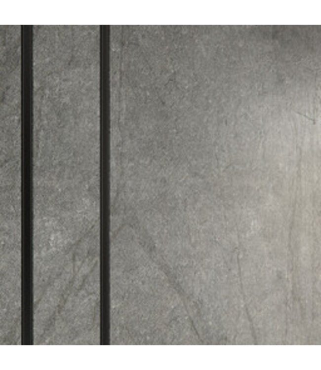 Verdiept Aluminium Led Strip Profiel  Norman | Zwart |  18x17mm | Tot 2 Meter leverbaar