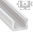 SlimLine Aluminium Led Strip Profiel | WIT |  12x8mm | Tot 2 Meter leverbaar