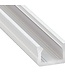 SlimLine Aluminium Led Strip Profiel | WIT |  12x8mm | Tot 2 Meter leverbaar