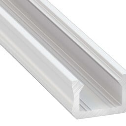 SlimLine Aluminium Led Strip Profiel | WIT | 12x8mm | Tot 2 Meter leverbaar, foto 2 van 6