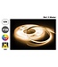 Led Strip ROL 5 Meter COB, 8w/m, 320 led/m, 680Lm/m, 3000K Warm wit, CRI90, 12v, IP33, 8mm, 2 Jaar garantie