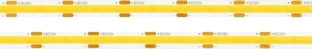 Led Strip ROL 5 Meter COB, 8w/m, 320 led/m, 760Lm/m, 4000K Neutraal wit, CRI90, 12v, IP33, 8mm, 2 Jaar garantie, foto 2 van 5