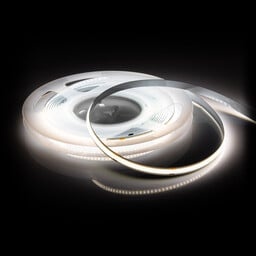Led Strip ROL 5 Meter COB, 8w/m, 320 led/m, 760Lm/m, 4000K Neutraal wit, CRI90, 12v, IP33, 8mm, 2 Jaar garantie, foto 5 van 5