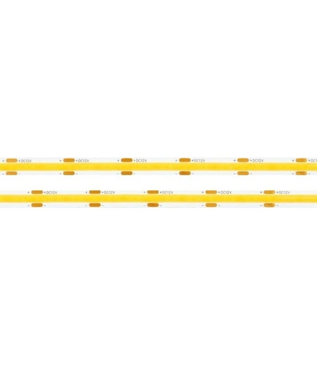 Led Strip ROL 5 Meter COB, 8w/m, 320 led/m, 760Lm/m, 6500K Daglicht wit, CRI90, 12v, IP33, 8mm, 2 Jaar garantie