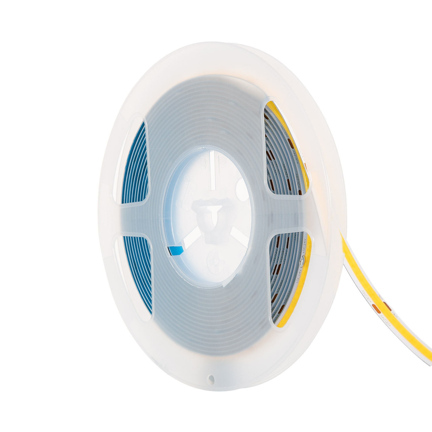 Led Strip ROL 25 Meter COB, 8w/m, 320 led/m, 760Lm/m, 6500K Daglicht wit, CRI90, 12v, IP33, 8mm, 2 Jaar garantie, foto 4 van 5