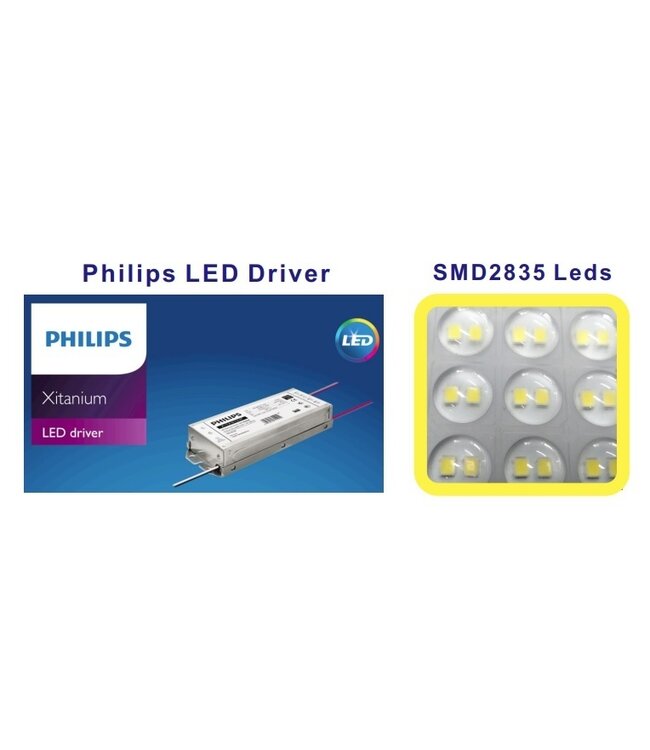 PRO LED Floodlight 150w, 22500 Lumen, Philips Xitanium LED Driver, IP66, 3 Jaar garantie