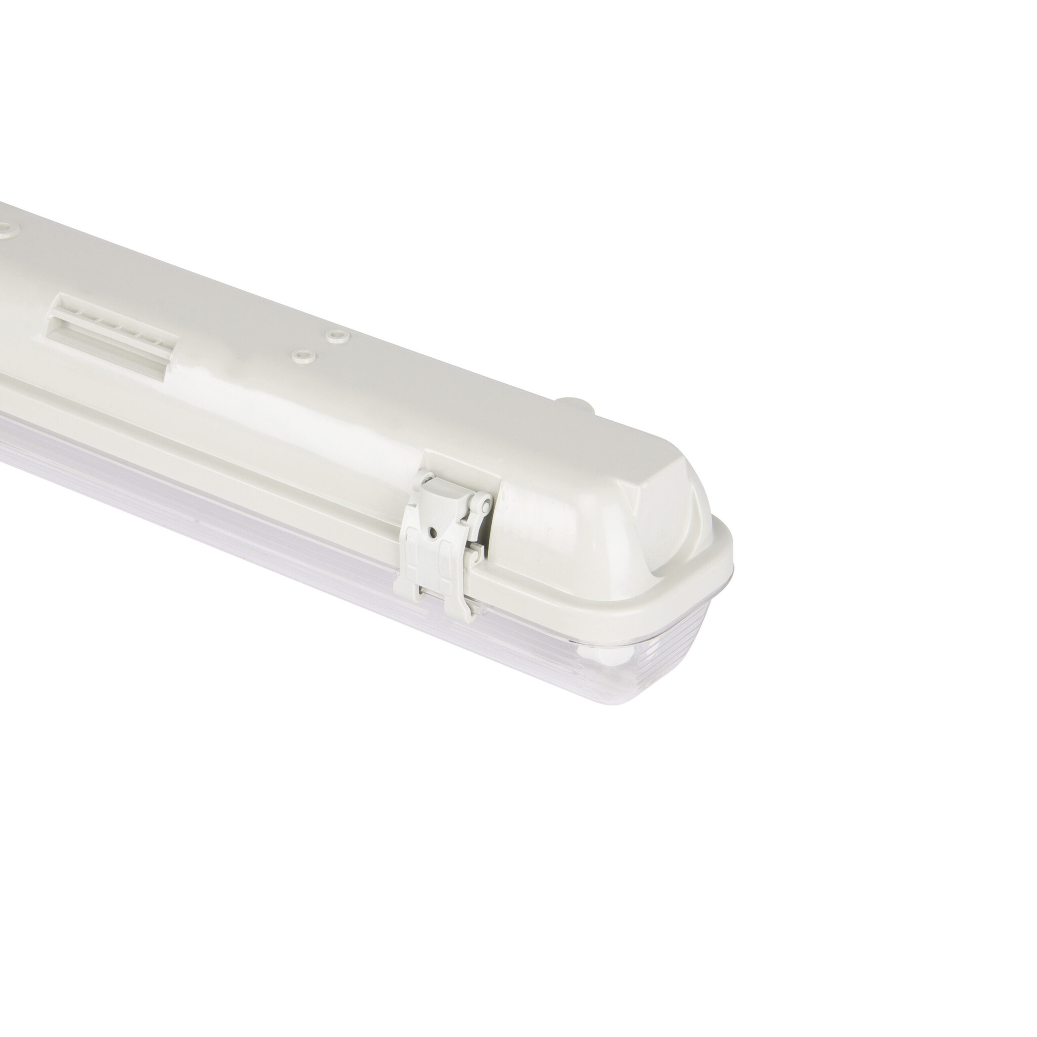 SlimLine LED TL Armatuur 150cm | IP65 | IK08 | Kunststof Sluitclips | Geschikt voor 1 LED Buis, foto 3 van 6