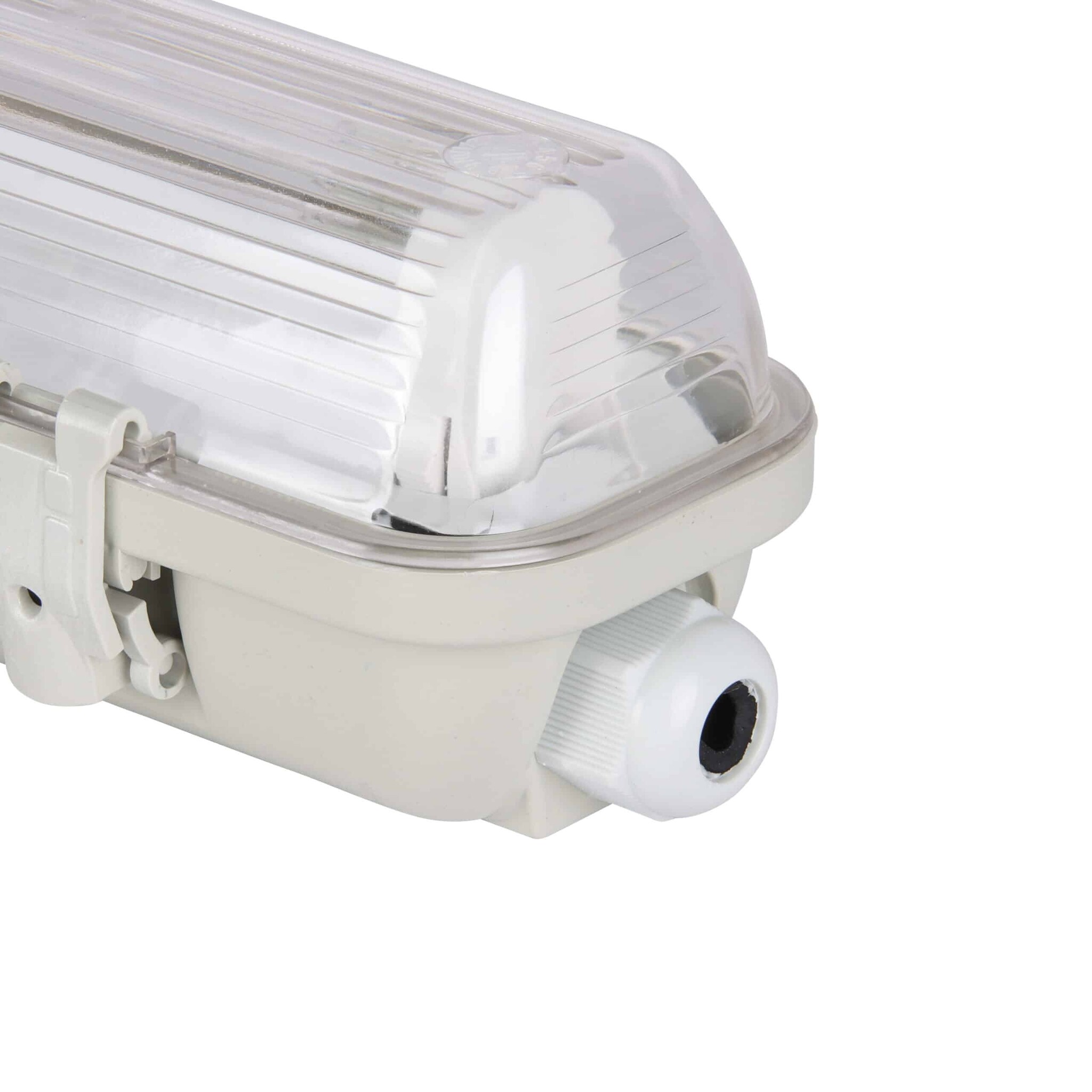 SlimLine LED TL Armatuur 150cm | IP65 | IK08 | Kunststof Sluitclips | Geschikt voor 1 LED Buis, foto 5 van 6