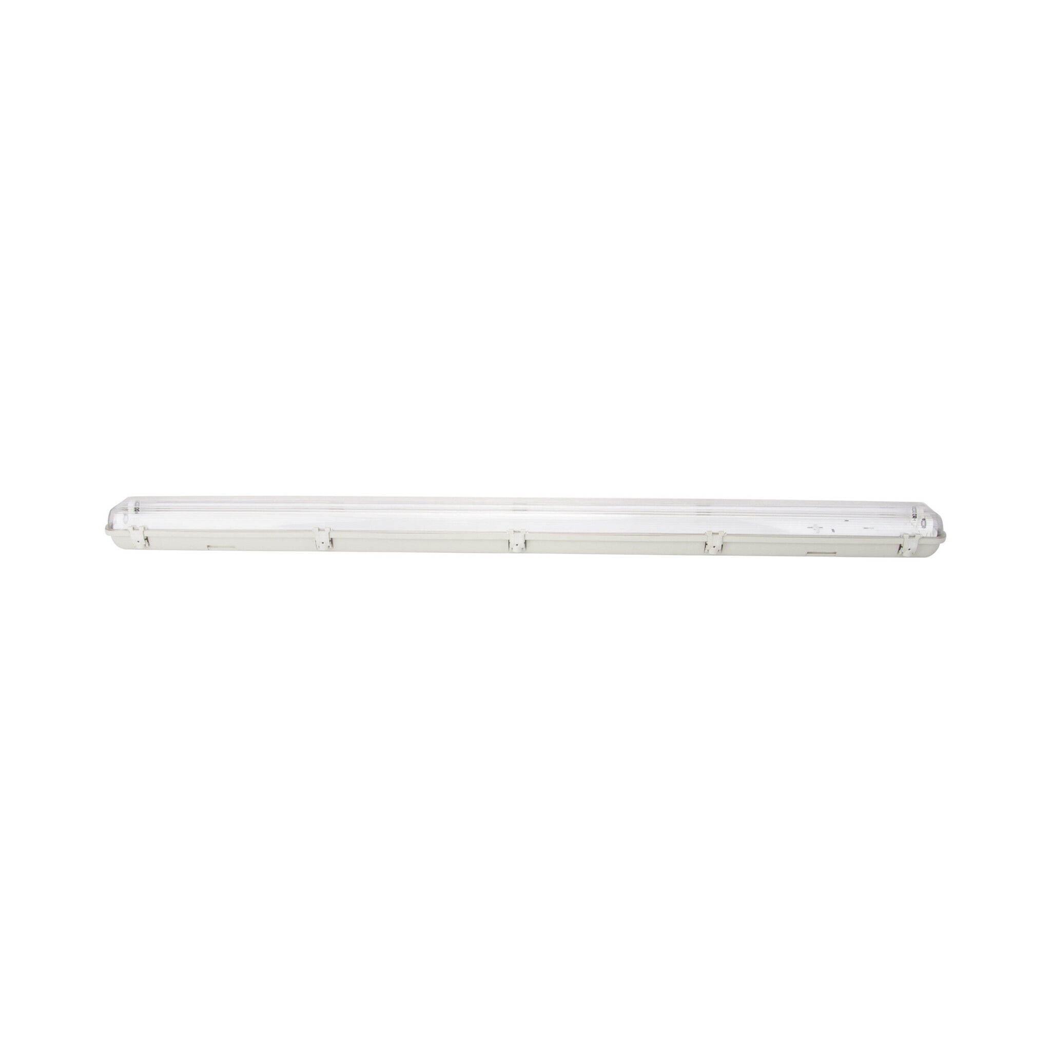 SlimLine LED TL Armatuur 150cm | IP65 | IK08 | Kunststof Sluitclips | Geschikt voor 2 LED Buizen, foto 3 van 6