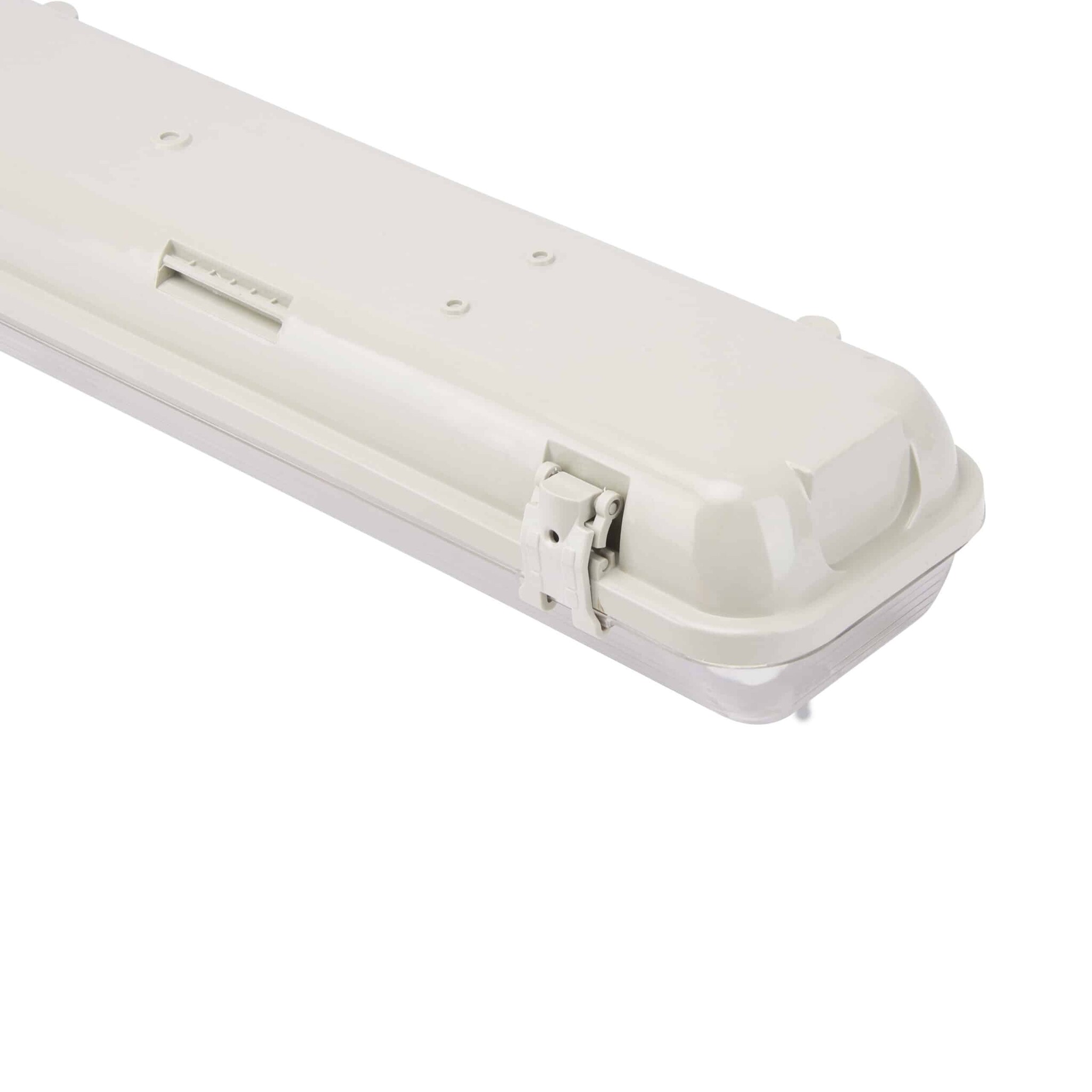 SlimLine LED TL Armatuur 150cm | IP65 | IK08 | Kunststof Sluitclips | Geschikt voor 2 LED Buizen, foto 6 van 6