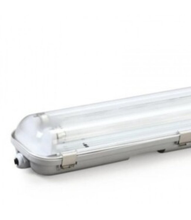 ProLine LED TL Armatuur 150cm | IP65 | IK08 | RVS Sluitclips | Geschikt voor 2 LED Buizen